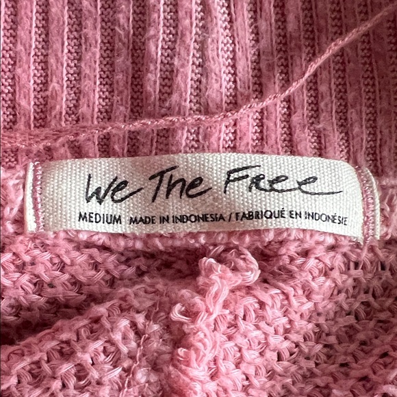 We The Free Dusty Rose Cowl Neck Sweater - Picture 5 of 5
